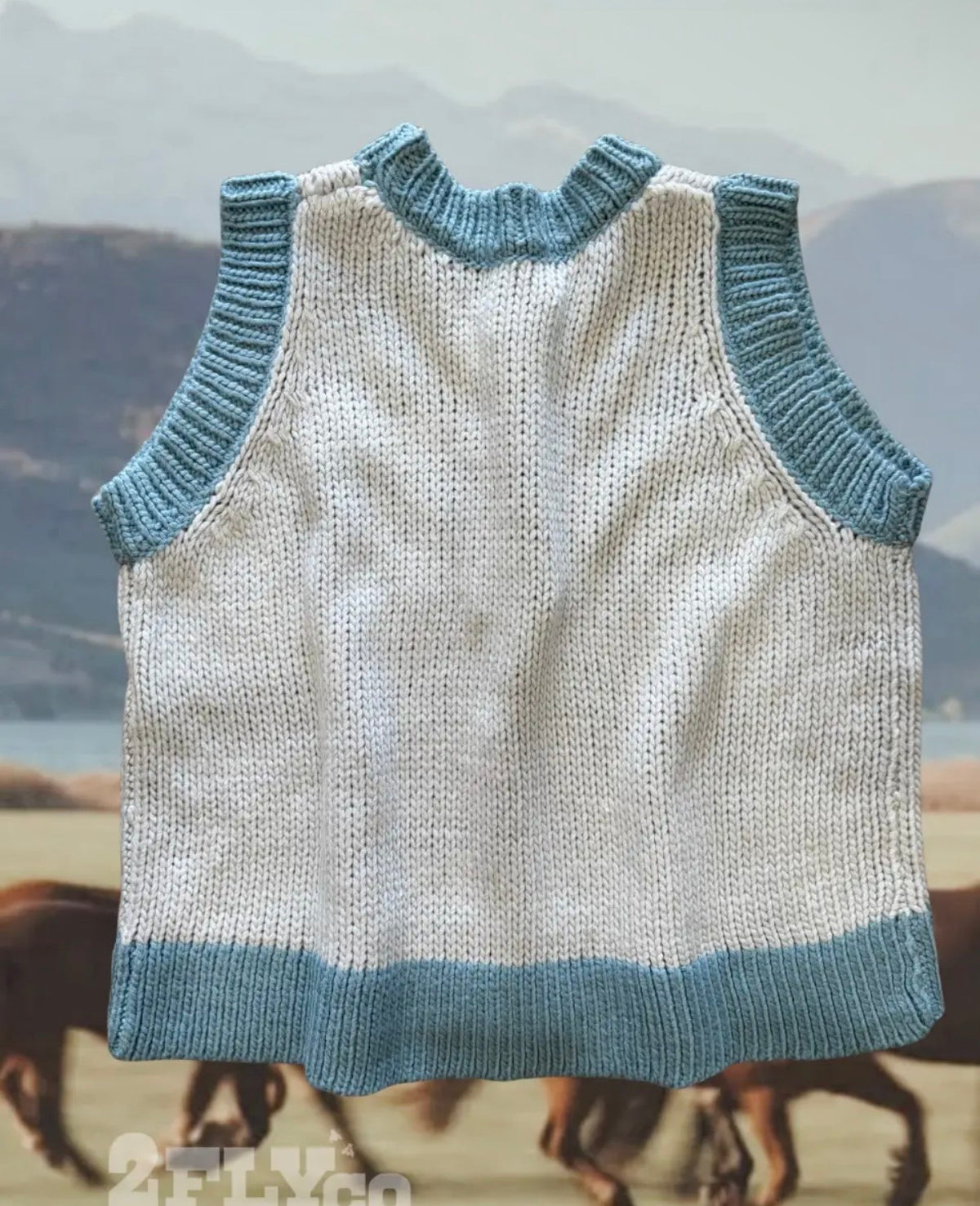 Lucy Knit Sweater Vest-PREORDER