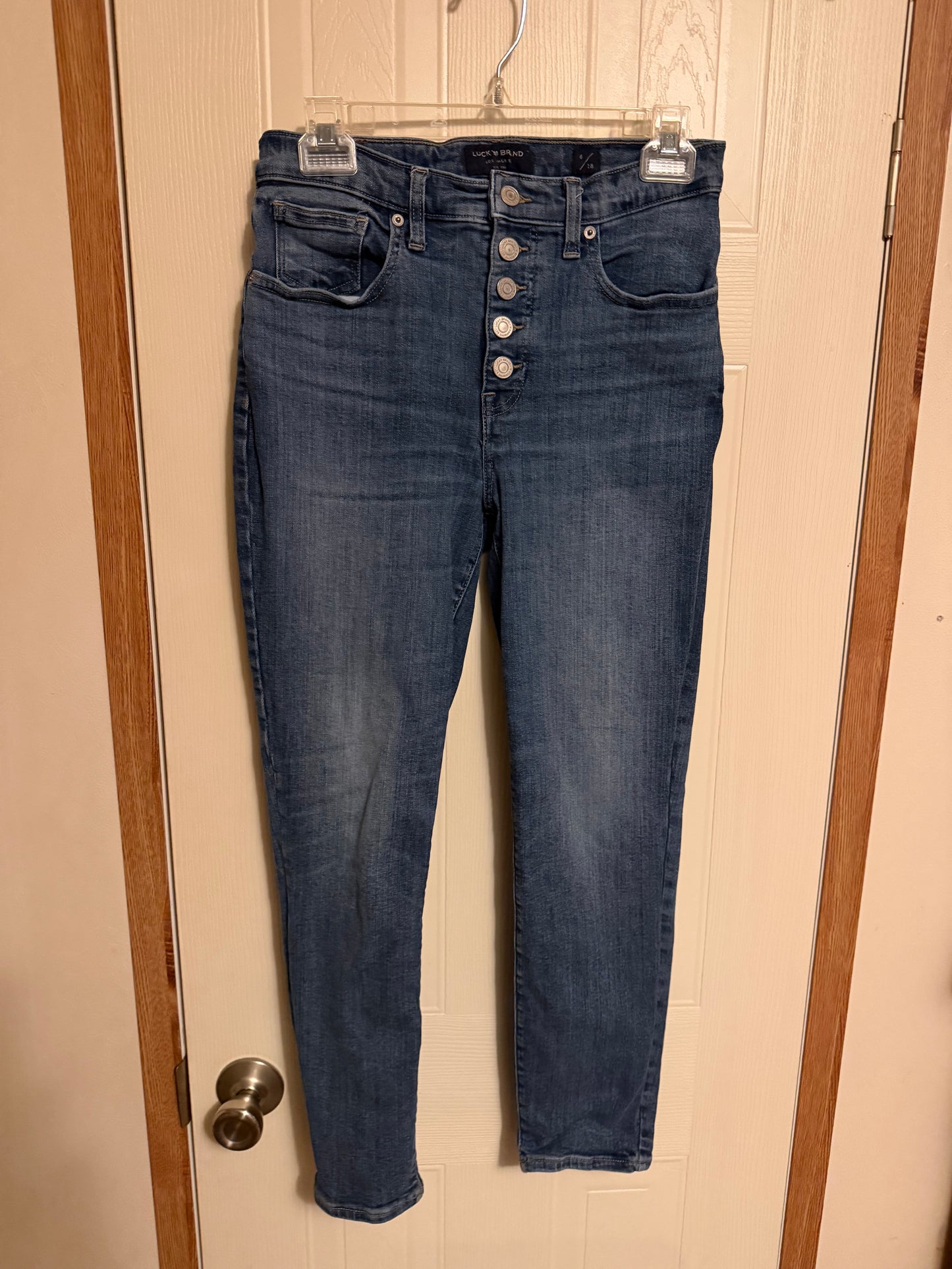 Lucky Button Fly Jeans- Size 6/28