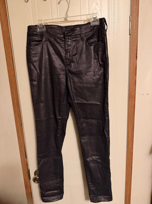 Brown Metallic Pants- Size 8