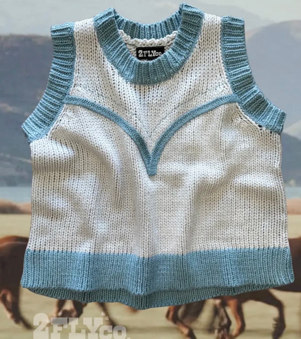 Lucy Knit Sweater Vest-PREORDER