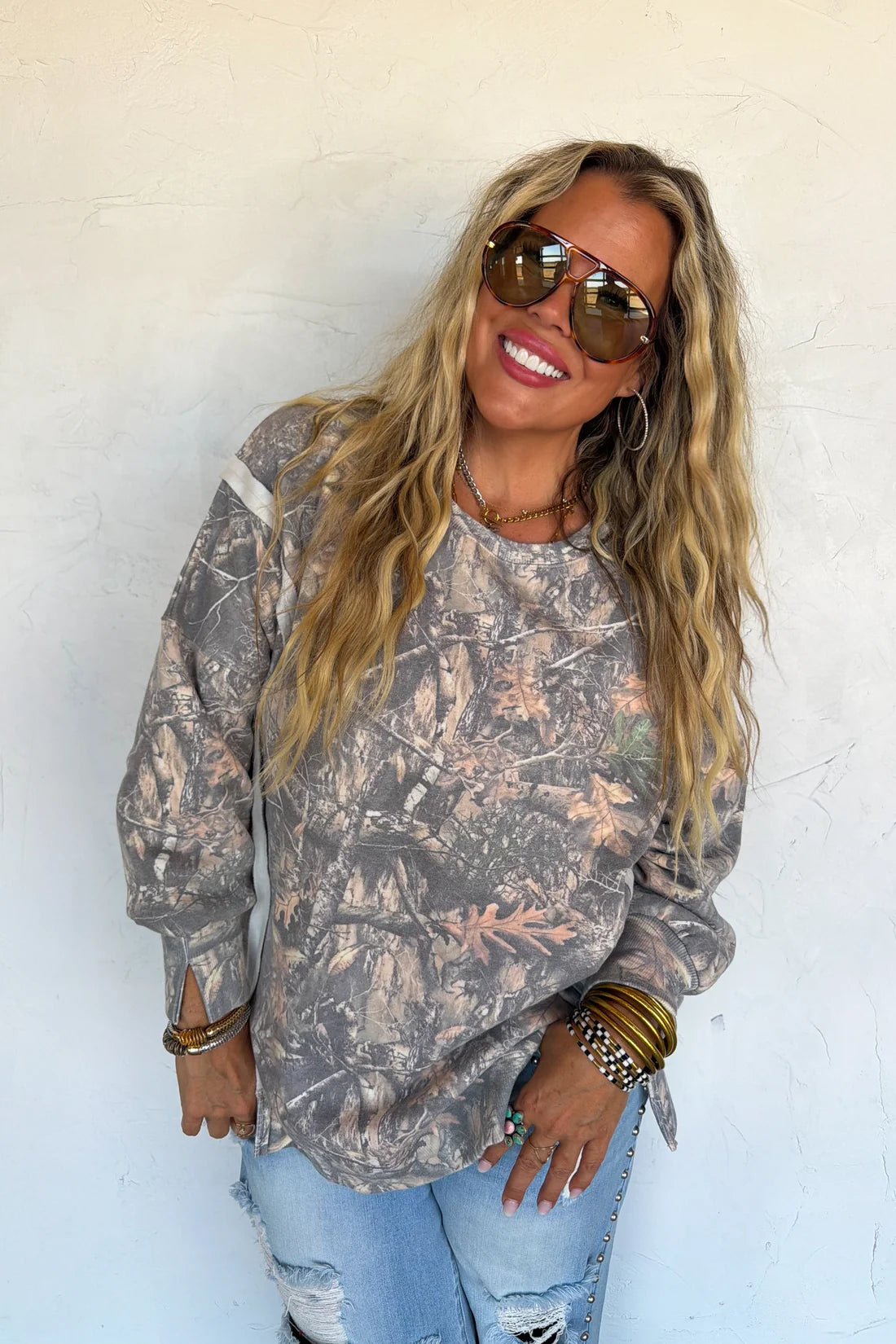 Wander Camo Classic Crew Pullover-PREORDER