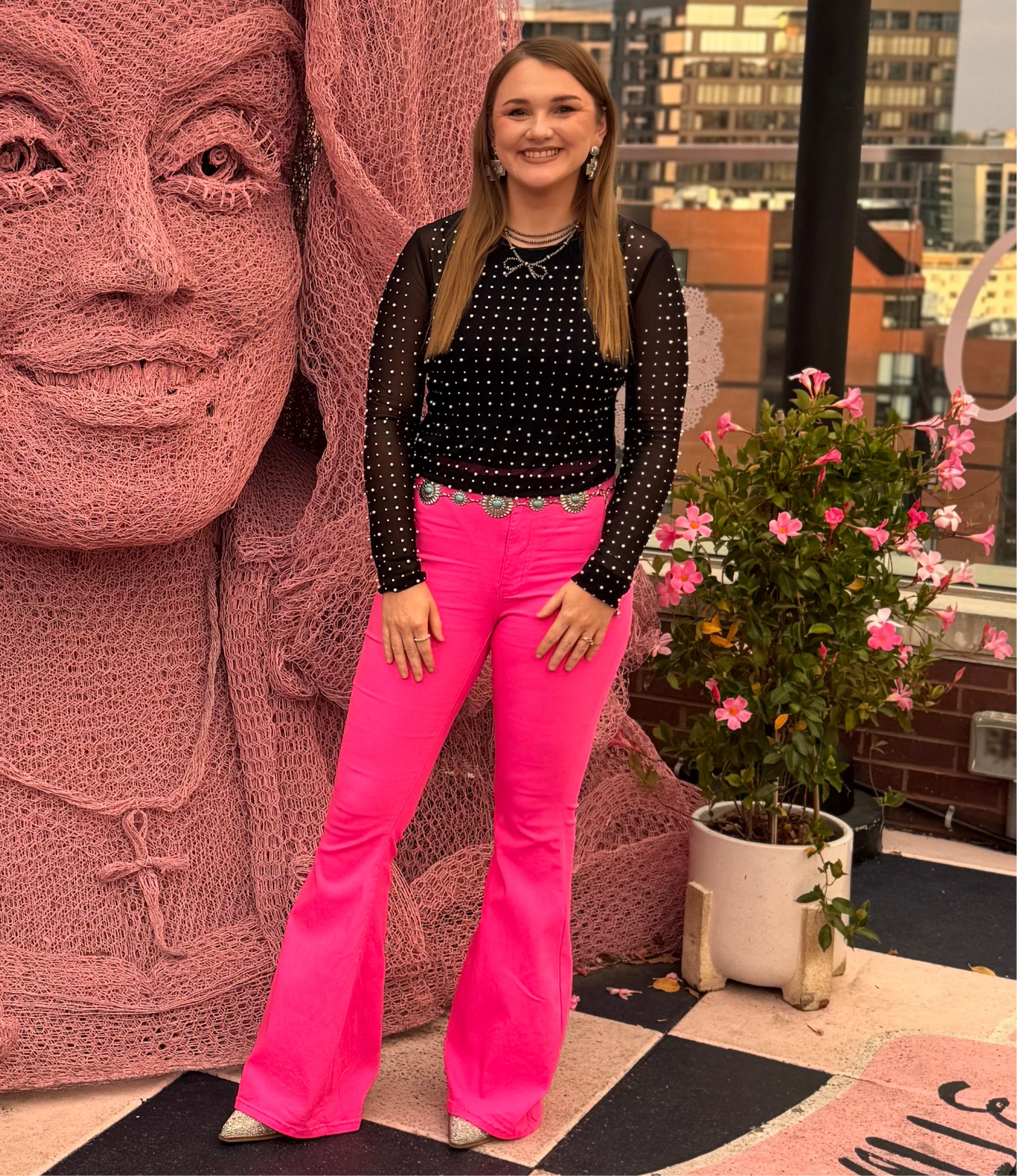 Lanie Bells (Hot Pink)