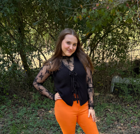 Luxe Lace Top- Black