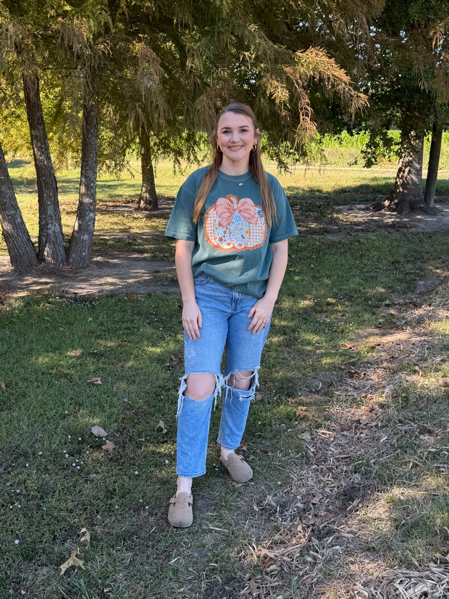 Patch Pumpkin Tee