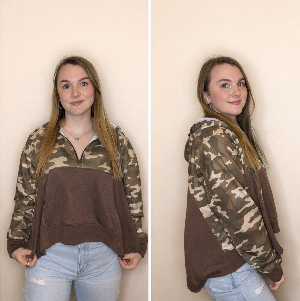 THE HUNTER HALF ZIP HOODIE PULLOVER