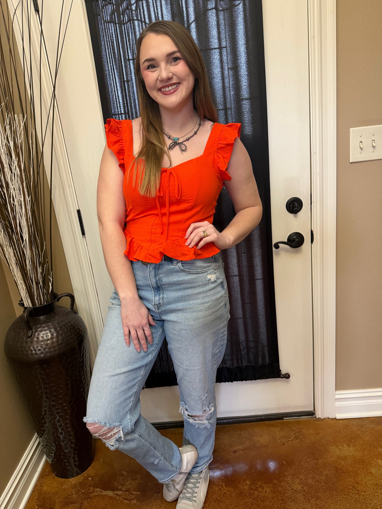 Scarlet Sweetheart Top